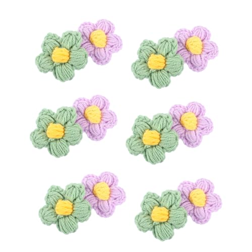 Homoyoyo 12 Stück Teiliges Häkelblumen Puffblumen Design Vielseitige DIY Kleidungsschmuck Accessoires als Haarnadel Brosche und Bekleidungsverzierung Handgefertigt Lila und Grün Homoyoyo 12 Stück Teiliges Häkelblumen Puffblumen Design Vielseitige DIY Kleidungsschmuck Accessoires als Haarnadel Brosche und Bekleidungsverzierung Handgefertigt Lila und Grün von Homoyoyo