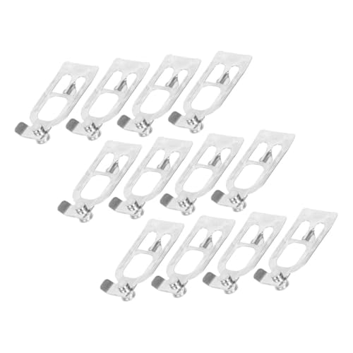 Homoyoyo 12 Stück Teiliges Palettenregal Sicherheitssplinte aus Stahl Selbstsichernde Trägerverriegelungen für Teardrop Regalsysteme Robuste Lagerverbindungen für Erhöhte Stabilität und von Homoyoyo