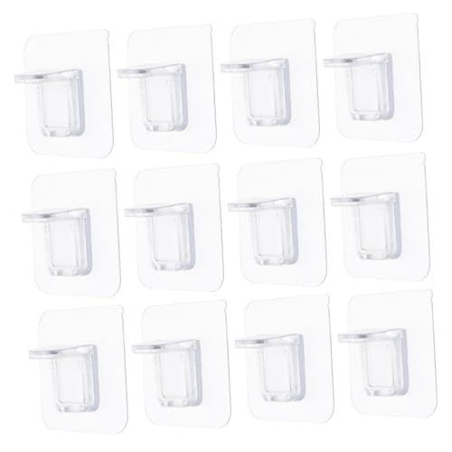 Homoyoyo 12 Stück Teiliges Regalträger Bohren Selbstklebende Fachbodenhalter für Garderobe Schrank und Bücherregal Transparenter Einfacher Montagehalter für Glatte Oberflächen Homoyoyo 12 Stück Teiliges Regalträger Bohren Selbstklebende Fachbodenhalter für Garderobe Schrank und Bücherregal Transparenter Einfacher Montagehalter für Glatte Oberflächen von Homoyoyo