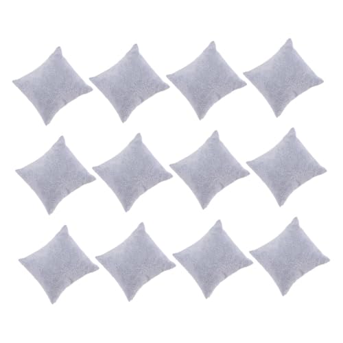 Homoyoyo 12 Stück Teiliges Schmuck Uhrenkissen aus Weichem Material Kleine Kissen zur Präsentation von Armbändern Schmuck Uhren Vielseitig Einsetzbar für Ladendisplays und Private von Homoyoyo