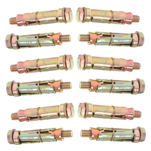 Homoyoyo 12 Stück Teiliges Schwerlast expansionsbolzen aus Metall Robuste Ankerbolzen für Ziegel und Trockenbau Einfache Montage Vielseitig Einsetzbar für Bau Renovierungsprojekte Homoyoyo 12 Stück Teiliges Schwerlast expansionsbolzen aus Metall Robuste Ankerbolzen für Ziegel und Trockenbau Einfache Montage Vielseitig Einsetzbar für Bau Renovierungsprojekte von Homoyoyo