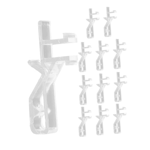 Homoyoyo 12 Stück Teiliges Transparente Valance Clips Verdeckte Halterungen Klarem Sicherer Halt für Vertikale Jalousien Vielseitig Einsetzbar für Fensterdekoration Zuhause und Büro Homoyoyo 12 Stück Teiliges Transparente Valance Clips Verdeckte Halterungen Klarem Sicherer Halt für Vertikale Jalousien Vielseitig Einsetzbar für Fensterdekoration Zuhause und Büro von Homoyoyo