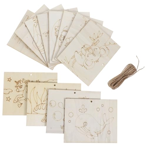 Homoyoyo 12 Stück Teiliges Unbehandelter Holzscheiben mit Vorgestanzten Tierformen Vielseitige Bastelplatten aus Holz für DIY Kunstprojekte Bemalbare Holzplättchen für Kreative Homoyoyo 12 Stück Teiliges Unbehandelter Holzscheiben mit Vorgestanzten Tierformen Vielseitige Bastelplatten aus Holz für DIY Kunstprojekte Bemalbare Holzplättchen für Kreative von Homoyoyo