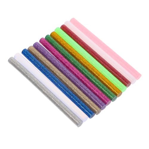 Homoyoyo 130 Stück Bunte Heißklebepistole Klebesticks Schnelle Schmelze Starke Haftung Sicherer DIY Bastelkleber für Papier Glas Kunststoff Holz Stoff Vielseitig für Handwerk und Reparatur von Homoyoyo