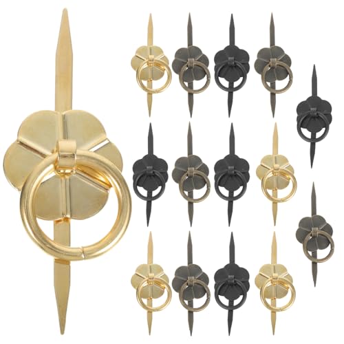 Homoyoyo 15stücke Vintage-Metall-schubladengriffe Runde Antike Griffe Aus Eisen Für Schränke Und Möbel Mini-Griffe Für Küche Schlafzimmer Und Badezimmer Rustikal-Retro-Design Für von Homoyoyo