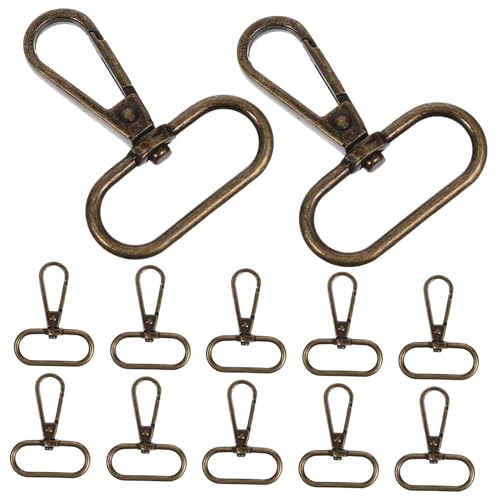 Homoyoyo 15 Stück Teiliges Zinklegierung Karabinerhaken mit Drehgelenk Robuste Lobster Verschlüsse für DIY Schlüsselringe Taschen Armbänder Langlebig und Verschleißfest für Homoyoyo 15 Stück Teiliges Zinklegierung Karabinerhaken mit Drehgelenk Robuste Lobster Verschlüsse für DIY Schlüsselringe Taschen Armbänder Langlebig und Verschleißfest für von Homoyoyo