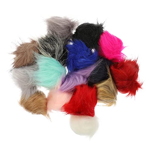 Homoyoyo 16stücke Kleidung Dekorative Fuzzy Bälle Schuhe Flauschige Bälle Handgemachte Fuzzy Fell von Homoyoyo
