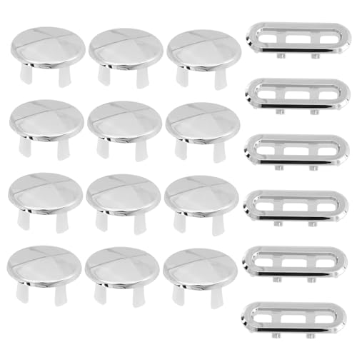 Homoyoyo 18 Stück Teiliges Waschbecken Überlaufabdeckung Langlebiger Überlaufring aus Keramik Praktisches Waschbecken Zubehör für Bad und Küche Einfache Montage Vielseitig Einsetzbar Homoyoyo 18 Stück Teiliges Waschbecken Überlaufabdeckung Langlebiger Überlaufring aus Keramik Praktisches Waschbecken Zubehör für Bad und Küche Einfache Montage Vielseitig Einsetzbar von Homoyoyo