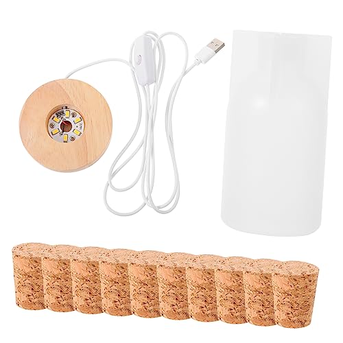 Homoyoyo 1Satz Silikon Form Set Teiliges DIY Epoxidharz Mould Set für Handwerksprojekte mit LED Lampenfassungen und Warmgelbem Licht für Tischlampen Homoyoyo 1Satz Silikon Form Set Teiliges DIY Epoxidharz Mould Set für Handwerksprojekte mit LED Lampenfassungen und Warmgelbem Licht für Tischlampen von Homoyoyo