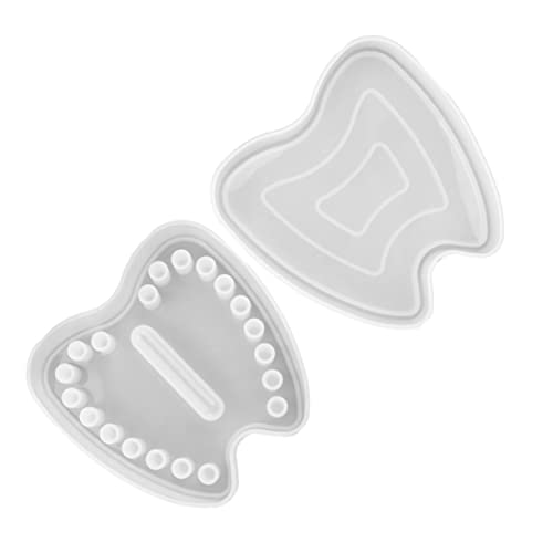 Homoyoyo 1Satz Silikonform für DIY Babyzahn Aufbewahrungsbox Wiederverwendbare Silikonform für Erinnerungsstücke Einfache Entformung Projekte Geschenkidee von Homoyoyo