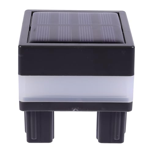 Homoyoyo 1Stück Solarbetriebenes Gartenlicht Wasserdichte Säulenlampe für Außen mit Einfachem Design Garten Terrasse und Einfahrten Umweltfreundliche Beleuchtung für Verschiedene Szenarien von Homoyoyo