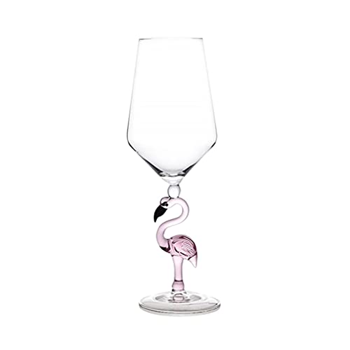 Homoyoyo 1stk Flamingo Weinglas Getränke Wasser Glas Rosa Dekor Aperitifgläser Rosa Brille König Weingläser Rosa Martini-gläser Weinbecher Bier Glas Champagnerschale Tasse Braut Weihnachten von Homoyoyo