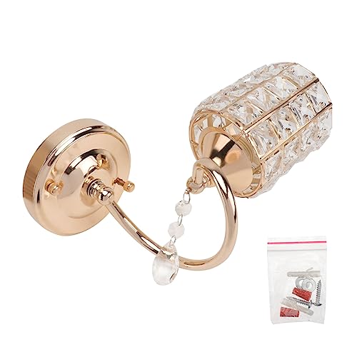 Homoyoyo 1stück Wandleuchte Mit Kristall Moderne Goldene Wandlampe Für Wohnzimmer Esszimmer Flur Elegante Dekoration Für Zuhause Installieren Robustes Material von Homoyoyo