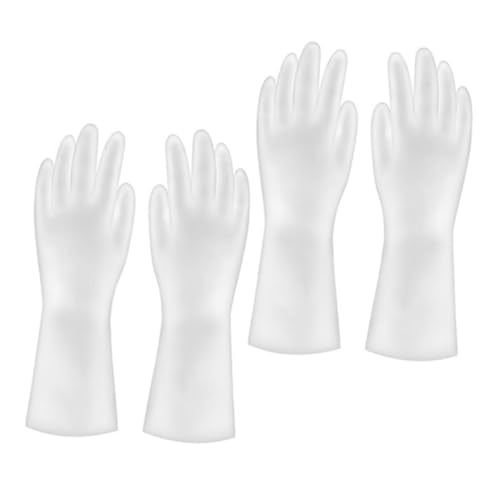 Homoyoyo 2 Paare Spülhandschuhe aus Langlebigem Latex Rutschfeste Waschhandschuhe für Geschirr und Haushalt Wiederverwendbar Mittlere für Küchen und Reinigungsarbeiten Homoyoyo 2 Paare Spülhandschuhe aus Langlebigem Latex Rutschfeste Waschhandschuhe für Geschirr und Haushalt Wiederverwendbar Mittlere für Küchen und Reinigungsarbeiten von Homoyoyo