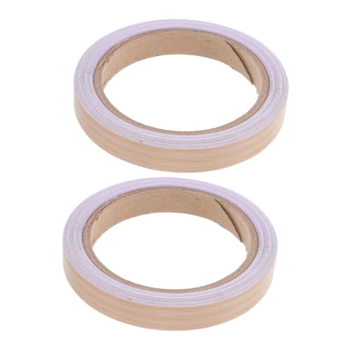 Homoyoyo 2 Rollen Selbstklebendes Umleimer Holzoptik Kantenband Breit Flexibles Reparaturband mit Realistischem Holzmaserung Muster für Möbel Schränke Türen Fenster DIY Möbelfinish und von Homoyoyo