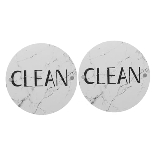 Homoyoyo 2 STK. Spülmaschinen Magnet Clean Dirty Schild Doppelseitig Wendbar Starke Haftung für Geschirrspüler Kühlschrank Effiziente Küchenorganisation Einfache Statusanzeige Homoyoyo 2 STK. Spülmaschinen Magnet Clean Dirty Schild Doppelseitig Wendbar Starke Haftung für Geschirrspüler Kühlschrank Effiziente Küchenorganisation Einfache Statusanzeige von Homoyoyo