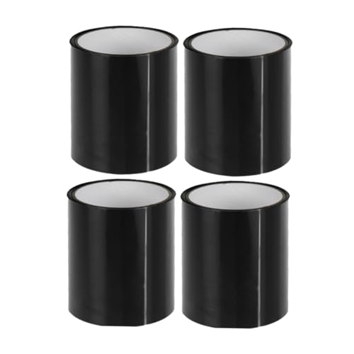 Homoyoyo 2 STÜCK Wasserdichtes PVC Reparaturband für Wasserleitungen Selbstklebendes Dichtes und Flexibles Abdichtungsband Einfach Zuschneidbar für Bad und Küche Schwarz von Homoyoyo
