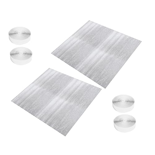 Homoyoyo 2 Sätze Attic Vent Isolierabdeckung Isolierte Deckenventilator-abdeckung für Dachboden Silber Einfache Montage Hitzebeständig Energiesparend Verbessert Luftzirkulation und Schützt von Homoyoyo