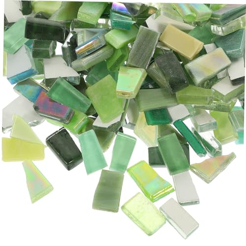 Homoyoyo 2 Sätze DIY Mosaikfliesen Glasstücke Grüntönen Unregelmäßige Formen für Kreative Bastelprojekte Kunsthandwerk und Heimdekoration Homoyoyo 2 Sätze DIY Mosaikfliesen Glasstücke Grüntönen Unregelmäßige Formen für Kreative Bastelprojekte Kunsthandwerk und Heimdekoration von Homoyoyo