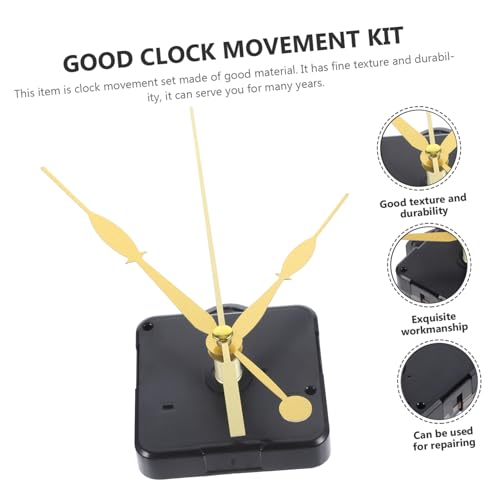 Homoyoyo 2 Sätze DIY Uhrwerk Mechanismus für Wanduhr Leises Quarz Uhrwerk mit Kunststoffgehäuse Präzise Zeitmessung Ersatzteile für Uhr Reparatur und Selbsteinbau Kompatibel mit Homoyoyo 2 Sätze DIY Uhrwerk Mechanismus für Wanduhr Leises Quarz Uhrwerk mit Kunststoffgehäuse Präzise Zeitmessung Ersatzteile für Uhr Reparatur und Selbsteinbau Kompatibel mit von Homoyoyo