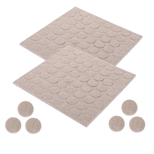 Homoyoyo 2 Sets Klebstoff-gesichert Filz Dichtungen Runde Sofa Bein Matten Klebrige Möbel Pads Für von Homoyoyo