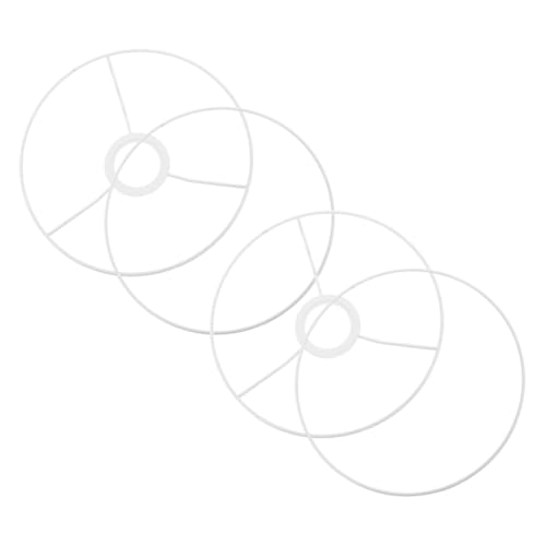 Homoyoyo 2 Sätze Lampenschirm Rahmen Metallring DIY Lampenschirm Halterung für Tischlampen Stehlampen Deckenleuchten Vielseitig Einsetzbar Robust und Stabil von Homoyoyo