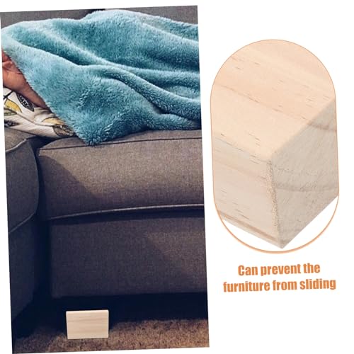 Homoyoyo 2 Sätze Möbelheber Aus Holz Stabile Möbelanheber Für Bett Sofa Schrank Erhöhte Möbelpads rutschfest Langlebig Und Installieren 2 Stück * 2 von Homoyoyo