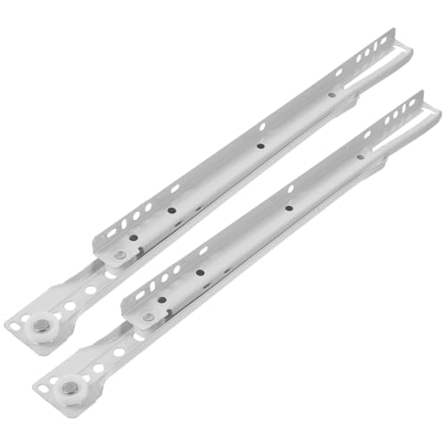 Homoyoyo 2 Sätze Tastaturschubladen Schubladenauszüge aus Belastbar für Schreibtisch Möbel Keyboard Tray Slide Out Rails für Office und Schrank von Homoyoyo