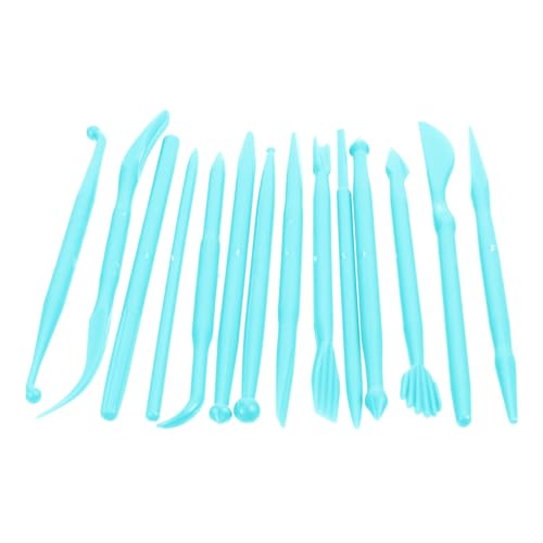 Homoyoyo 2 Sätze Teiliges Cake Carving Pens Umweltfreundlichem Kunststoff Vielseitige Sugar Craft Modelling Tools für Fondant Kuchen Brot Geeignet für Anfänger von Homoyoyo