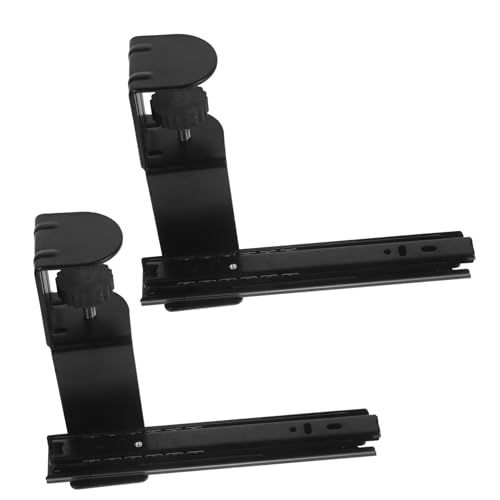 Homoyoyo 2 Sätze Verstellbare Schreibtischverlängerung Klappbare Tastaturhalterung ohne Bohren Ergonomische Desktop Erweiterung für Arbeitsfläche und Komfortables Tippen Am von Homoyoyo