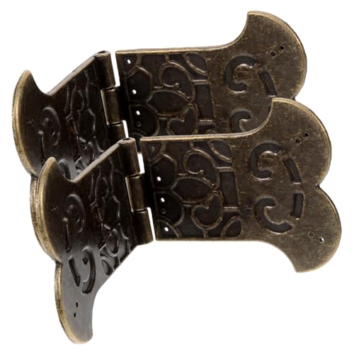 Homoyoyo 2 Stck Vintage Scharniere Kleine Metall Scharniere für Schmuck Holzkisten Robustes Dekoratives Klappenscharnier mit Feiner Verarbeitung Einfache Montage Geeignet für Homoyoyo 2 Stck Vintage Scharniere Kleine Metall Scharniere für Schmuck Holzkisten Robustes Dekoratives Klappenscharnier mit Feiner Verarbeitung Einfache Montage Geeignet für von Homoyoyo