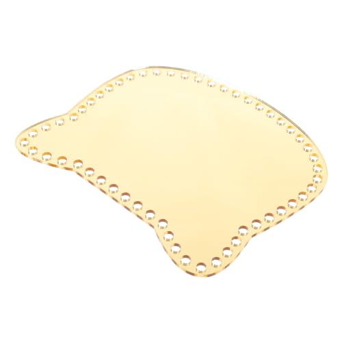 Homoyoyo 2stücke Acryl-taschenboden Mit Vorgebohrten Nählöchern Für Stricken Und Häkeln Von DIY-zubehör Für Handtaschen Und Umhängetaschen Geeignet Für Garn Und Seil von Homoyoyo