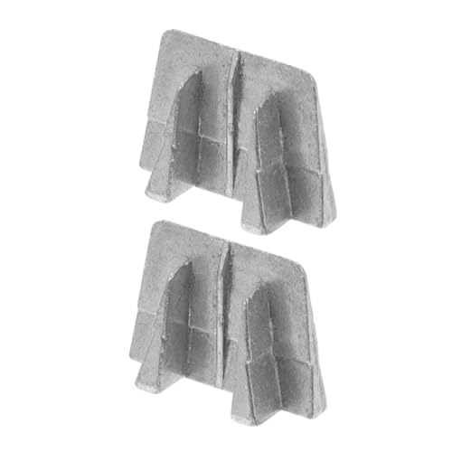 Homoyoyo 2 Stück Aluminium Keile Werkzeug Holzgriff Keil für Axtstiel und Hammerstiel Fixierung Möbelverbindung Möbelkeile Tenon Keile zur Stabilisierung und Reparatur von Möbeln und von Homoyoyo