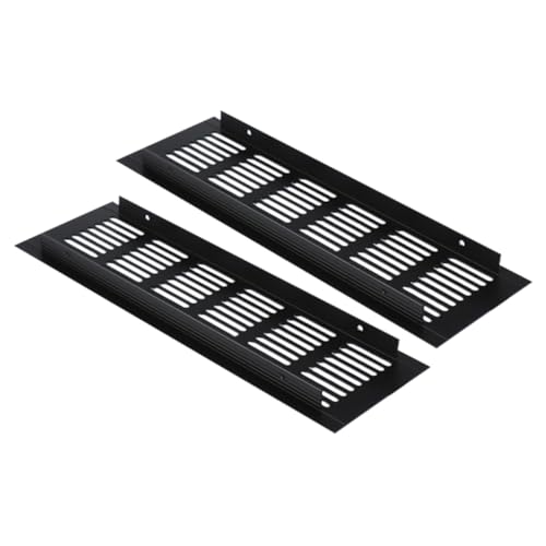 Homoyoyo 2 Stück Aluminiumlegierung Möbel Lüftungsgitter Atmungsaktives Belüftungsnetz Rechteckig Korrosionsbeständig Für Schrank Schuhschrank Kleiderschrank Homoyoyo 2 Stück Aluminiumlegierung Möbel Lüftungsgitter Atmungsaktives Belüftungsnetz Rechteckig Korrosionsbeständig Für Schrank Schuhschrank Kleiderschrank von Homoyoyo