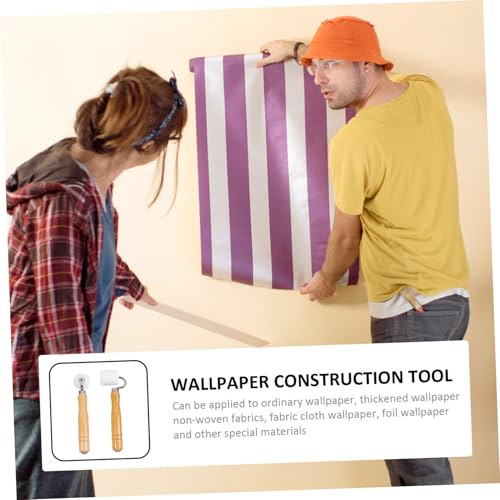 Homoyoyo 2 Stück Andrückrolle für Tapeten Nahtroller aus Verschleißfestem Kunststoff Ergonomischer Handdruck Roller für Wandbeläge und Spachtelmasse Anwendung in Bau und Renovierung Homoyoyo 2 Stück Andrückrolle für Tapeten Nahtroller aus Verschleißfestem Kunststoff Ergonomischer Handdruck Roller für Wandbeläge und Spachtelmasse Anwendung in Bau und Renovierung von Homoyoyo