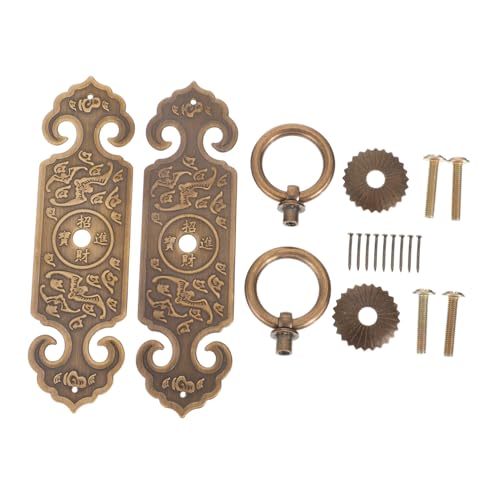 Homoyoyo 2 Stück Antiker Türgriff Kupfer Türfenster Möbelgriff Retro Stil Ergonomisch Poliert Klassisch für Schrank Kommode Vintage Möbel Pull Homoyoyo 2 Stück Antiker Türgriff Kupfer Türfenster Möbelgriff Retro Stil Ergonomisch Poliert Klassisch für Schrank Kommode Vintage Möbel Pull von Homoyoyo