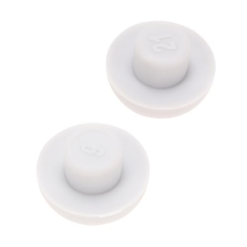 Homoyoyo 2 Stück Antirutsch Gummipuffer für Toilettensitz Höhenversteller Dämpfungspads für Wc Sitze Installieren Langlebig und Passend für Modelle von Homoyoyo