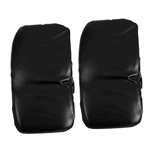 Homoyoyo 2 Stück Armlehnenkissen aus Memory Foam Ergonomische Armstützen zur Druckentlastung für Büro und Zuhause Schwarz Optimiert für Ellbogen und Armschmerzlinderung von Homoyoyo