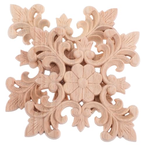 Homoyoyo 2 Stück Dekorative Holzverzierungen für Möbel Applikationen für Diy Heimdekoration von Bett Tür Schrank und Kleiderschrank Homoyoyo 2 Stück Dekorative Holzverzierungen für Möbel Applikationen für Diy Heimdekoration von Bett Tür Schrank und Kleiderschrank von Homoyoyo