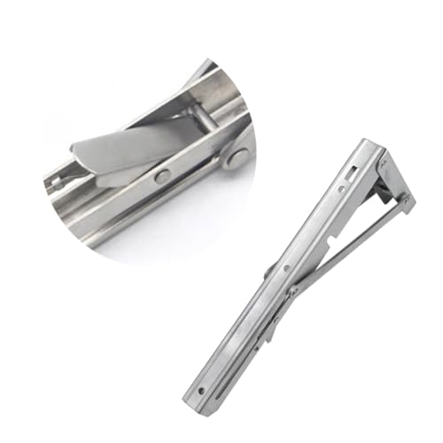 Homoyoyo 2 Stück Edelstahl Dreieck Wandhalterung Klappbar Robuste Regalstütze Faltbarer Wandträger für Lastentragende Ablage Gebürstet Vielseitig für Wohn Geschäftsnutzung Homoyoyo 2 Stück Edelstahl Dreieck Wandhalterung Klappbar Robuste Regalstütze Faltbarer Wandträger für Lastentragende Ablage Gebürstet Vielseitig für Wohn Geschäftsnutzung von Homoyoyo