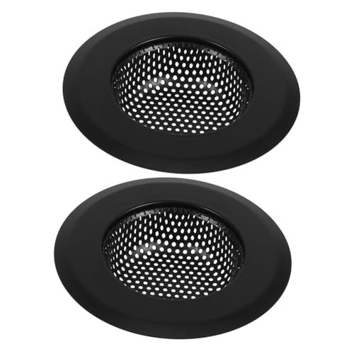 Homoyoyo 2 Stück Edelstahl Spülbeckensieb Küchenspülenfilter Anti Haarfänger Abflusssieb für Waschbecken und Bad Einfache Installation Langlebig Praktisch von Homoyoyo