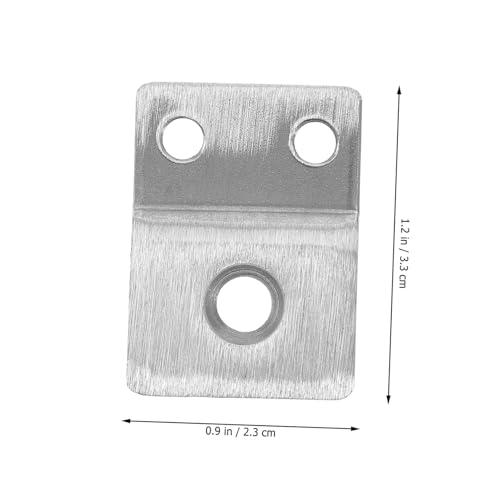 Homoyoyo 2 Stück Edelstahl Türschloss Erweiterungsplatte Stark Deadbolt Installation Kit Für Fingerabdruck Sicherheitstürschloss Einfache Montage Gewindeverbindung von Homoyoyo