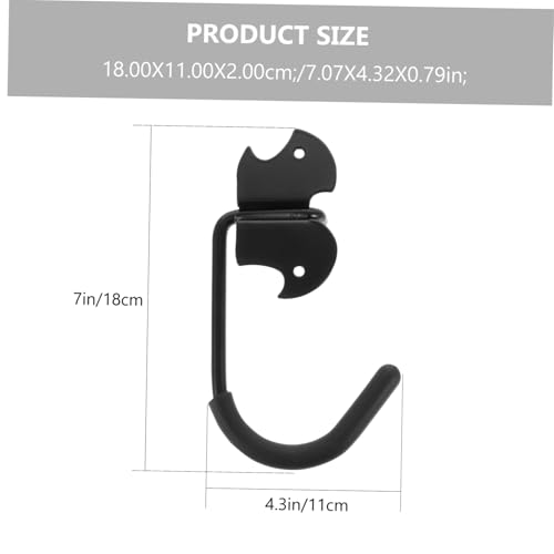Homoyoyo 2 Stück Fahrradhaken Wandhalterung mit Gummischutz Tragkraft für Garage und Fahrradaufhängung Stabile Rostfreie Wandhalter Fahrradwandhalterung für Effiziente Lagerung von Homoyoyo