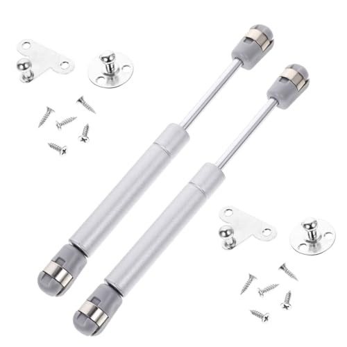 Homoyoyo 2 Stück Gasdruckstützen Scharniere für Küchenschränke Hydraulische Deckelstützen für Möbel und Aluminiumrahmentüren Stabil und Langlebig von Homoyoyo