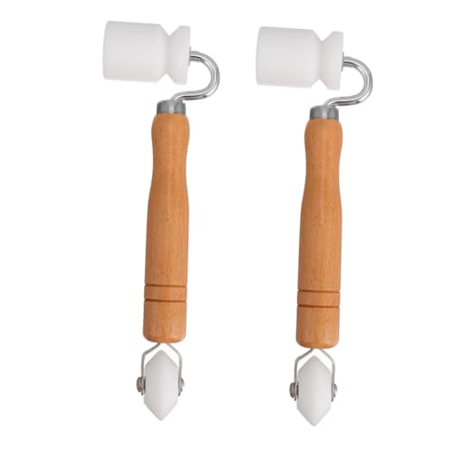 Homoyoyo 2 Stück Handdruckroller mit Holzgriff Doppelseitiger Nahtroller für Innen Außenecken Langlebig Stabile Lagertechnik Ergonomisch für Effizientes Tapezieren und Verbesserte Homoyoyo 2 Stück Handdruckroller mit Holzgriff Doppelseitiger Nahtroller für Innen Außenecken Langlebig Stabile Lagertechnik Ergonomisch für Effizientes Tapezieren und Verbesserte von Homoyoyo