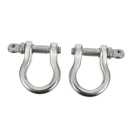 Homoyoyo 2 Stück Hufeisenschnalle Aus Reinem Kupfer Schlüsselhalter Hundehalsband D-Ring Bastelzubehör Aus Leder Selber Machen Schlüsselbundzubehör Ersatzring Für Haustierhalsbänder von Homoyoyo