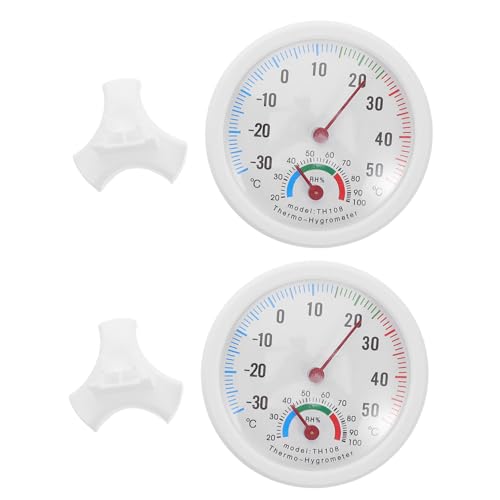 Homoyoyo 2 Stück Hygrometer Thermometer Analoges Temperatur und Feuchtigkeitsmessgerät mit Rückwand für Kühlschrank Präziser Temperatur und Feuchtigkeitsmonitor für Vielseitige Anwendungen Homoyoyo 2 Stück Hygrometer Thermometer Analoges Temperatur und Feuchtigkeitsmessgerät mit Rückwand für Kühlschrank Präziser Temperatur und Feuchtigkeitsmonitor für Vielseitige Anwendungen von Homoyoyo