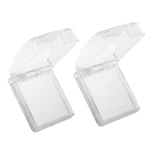Homoyoyo 2 Stück Indoor Steckdosenabdeckungen Transparente Schalter Schutzabdeckungen Praktischer Schutz für Wasser und Staub Geeignet für Innenbereiche von Homoyoyo