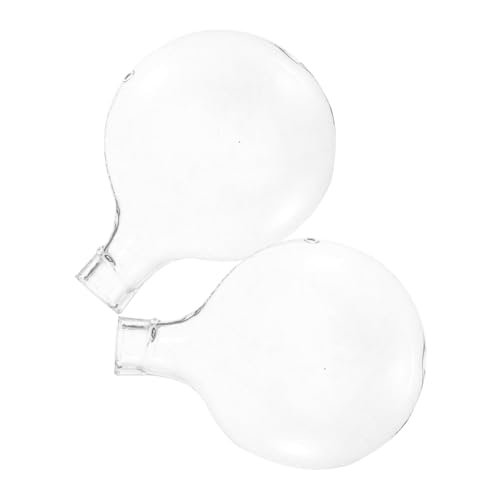 Homoyoyo 2 Stück Klare Glas Lampenschirme Dekorative Hängelampe Lampenschirme Vielseitig Einsetzbar Installieren Langlebig und Pflegeleicht für Wohnzimmer Schlafzimmer und Cafébeleuchtung von Homoyoyo