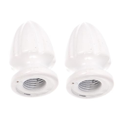 Homoyoyo 2 Stück Lampenschirm dekorknöpfe aus Aluminium Weiß Selbstinstallierend mit Innengewinde Einfache Lichtknöpfe für Steh Tischlampen Modernes Design für Wohnräume und DIY Homoyoyo 2 Stück Lampenschirm dekorknöpfe aus Aluminium Weiß Selbstinstallierend mit Innengewinde Einfache Lichtknöpfe für Steh Tischlampen Modernes Design für Wohnräume und DIY von Homoyoyo